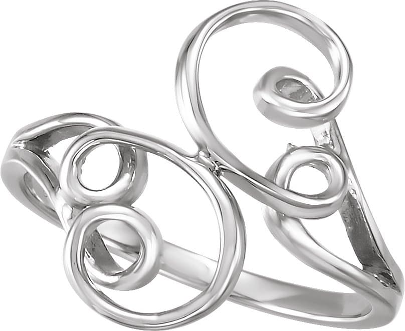 10K Yellow Freeform Ring