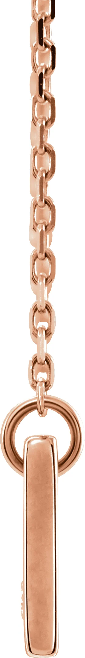 Engravable Bar Necklace, view 3