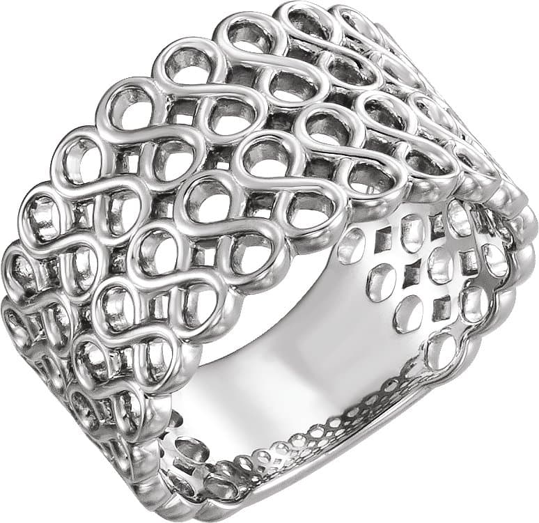 14K Rose Infinity-Inspired Ring