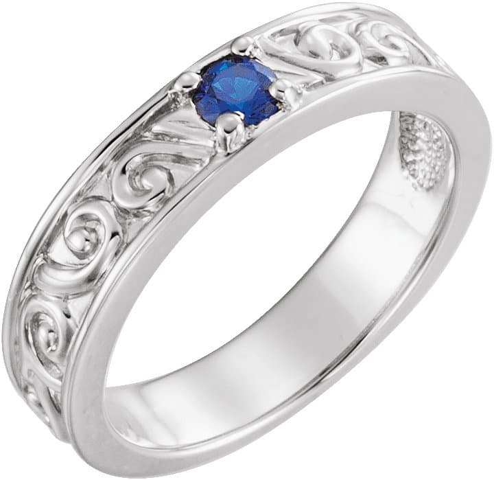 14K Rose 1/4 CTW Natural Diamond Family Stackable Ring