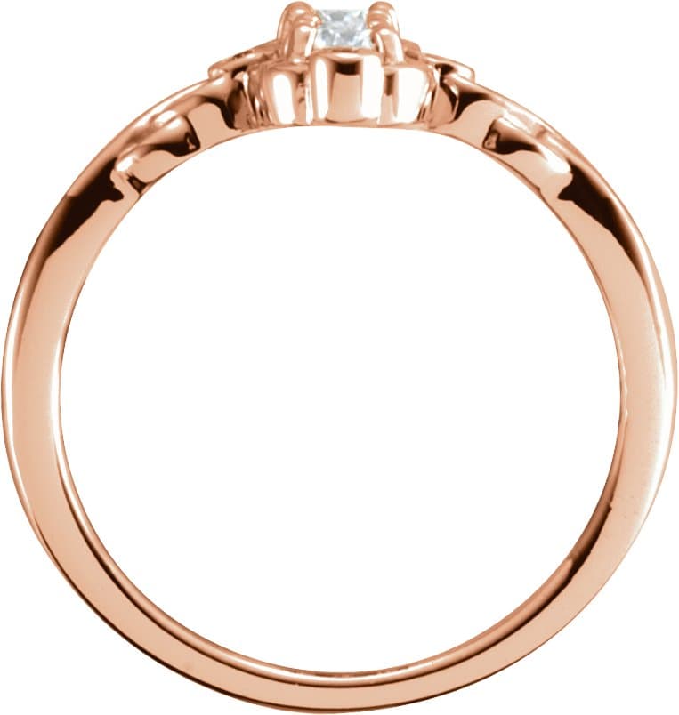Three-Stone Ring view 2