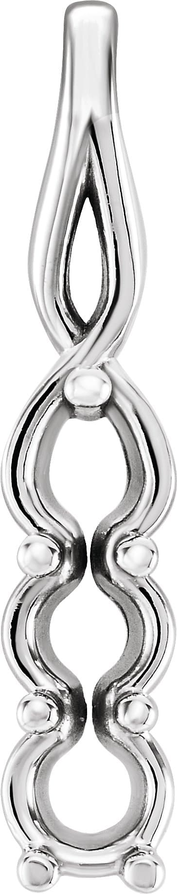 14K Yellow Gold 1/3 CTW Natural Diamond Three-Stone Pendant