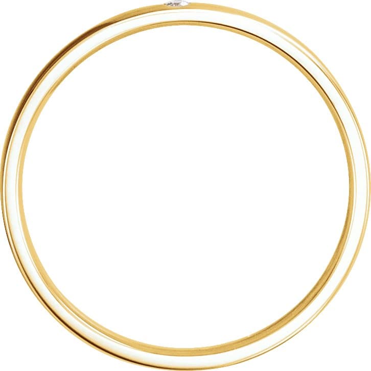 Gypsy-Set Comfort-Fit Half Round Band view 2