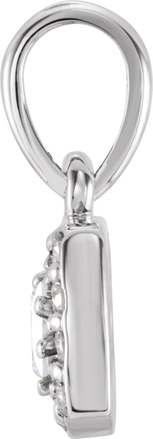 Halo-Style Pendant view 2