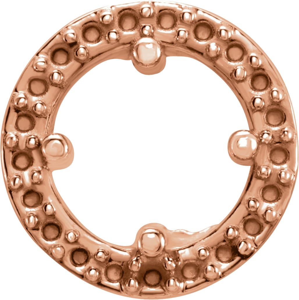 14K Yellow Gold 1/2 CTW Natural Diamond Halo-Style 16" Necklace
