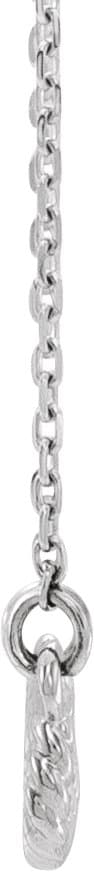 Rope Infinity-Inspired Necklace or Center view 2