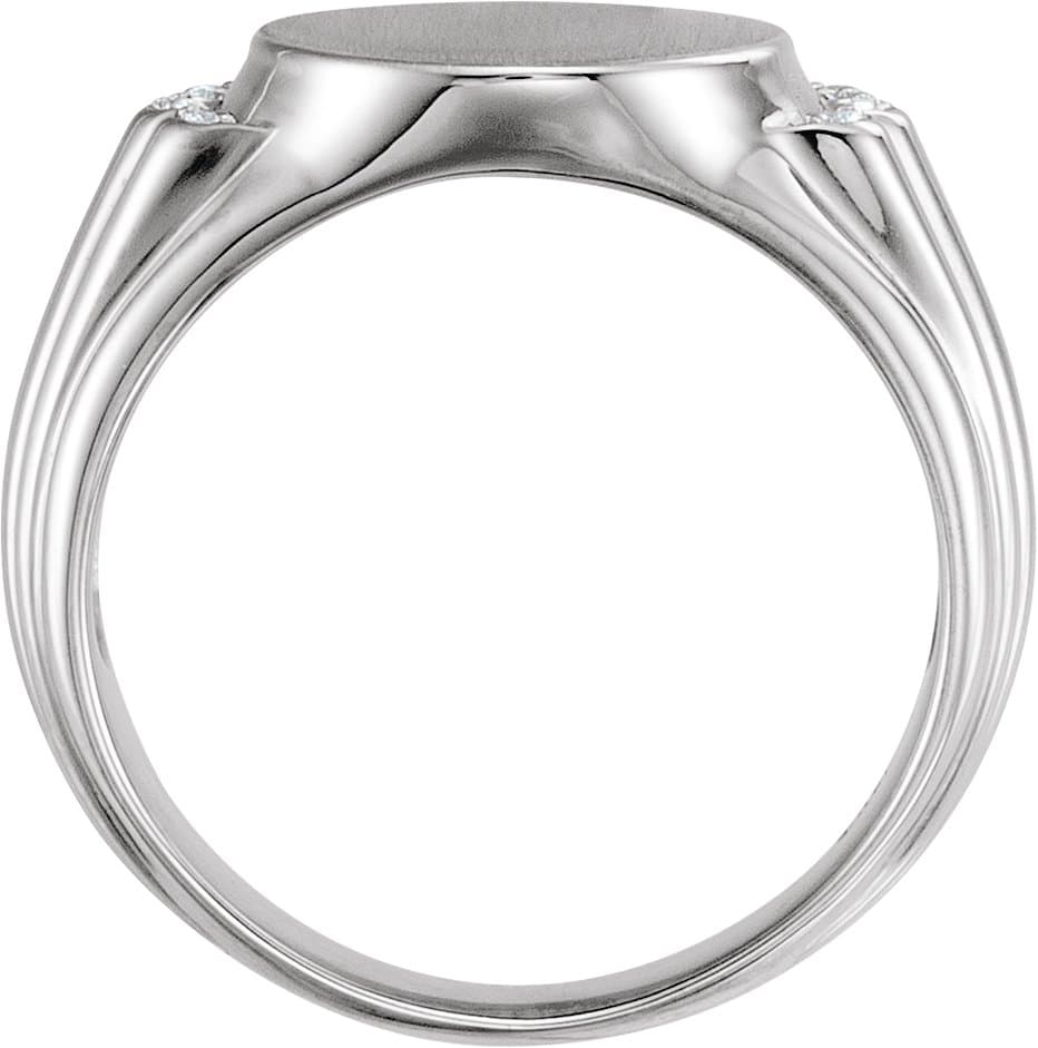 Oval Signet Ring view 2