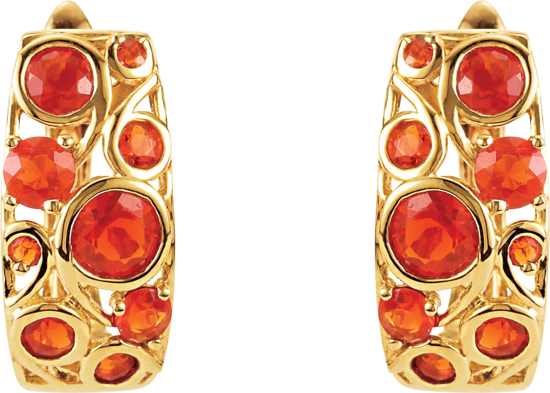 Hinged Hoop Earrings view 2