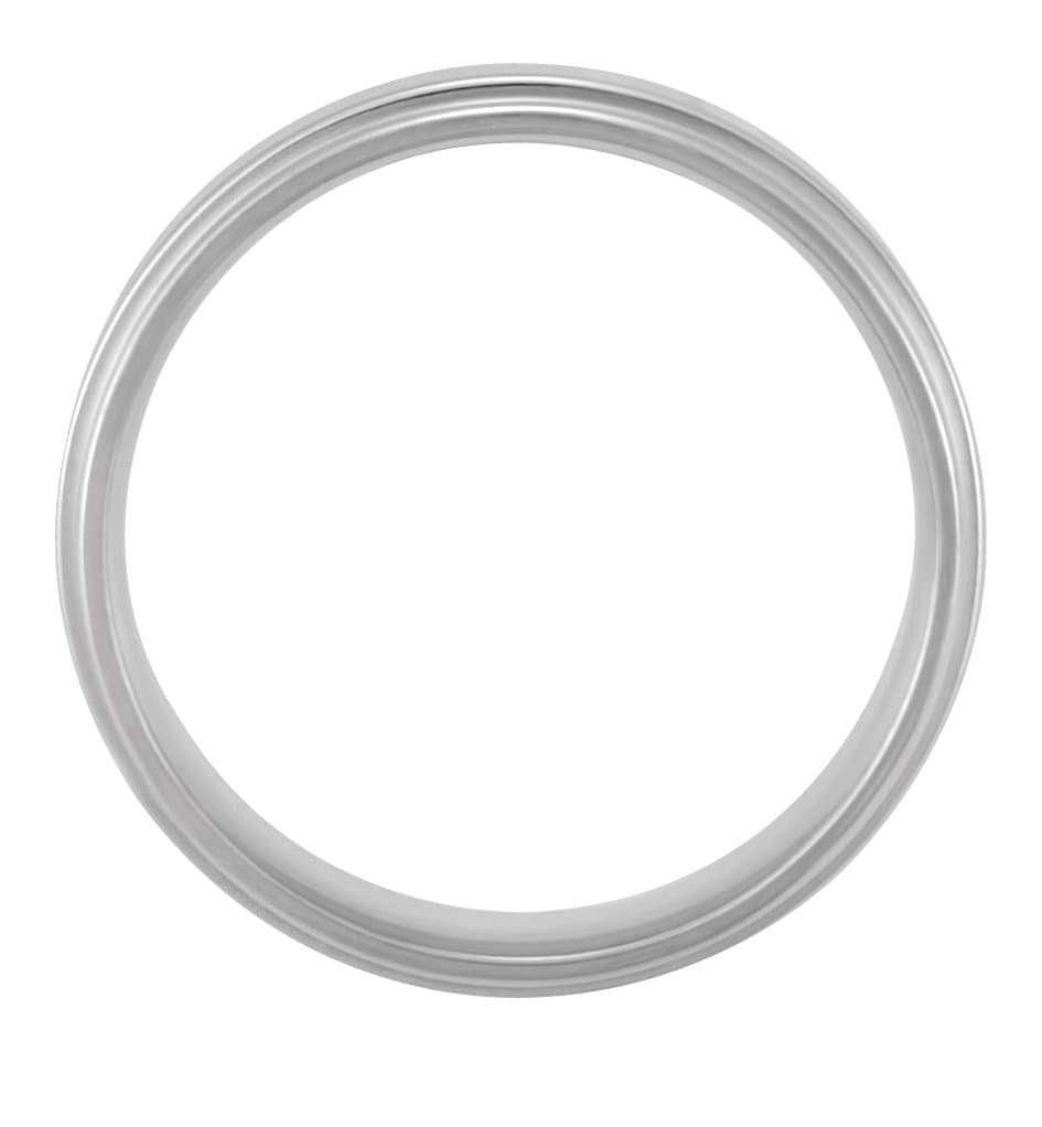 Inlay Comfort-Fit Flat Band view 2