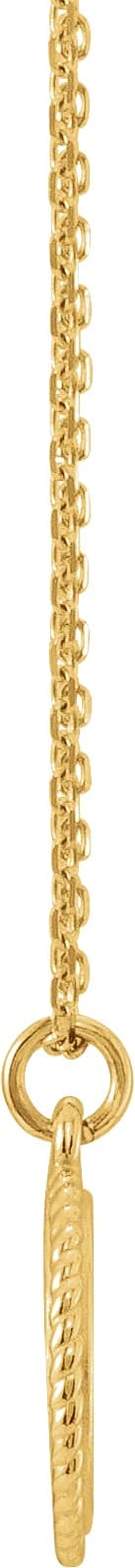 Engravable Rope Necklace, view 3