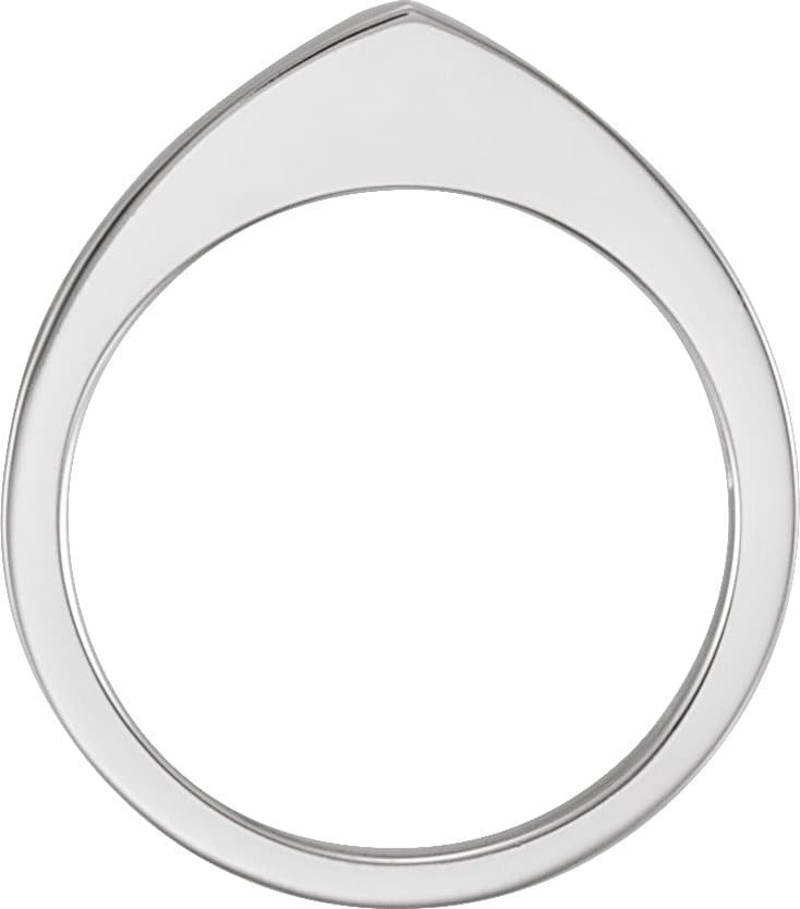 Solitaire Engagement Ring or Band view 2