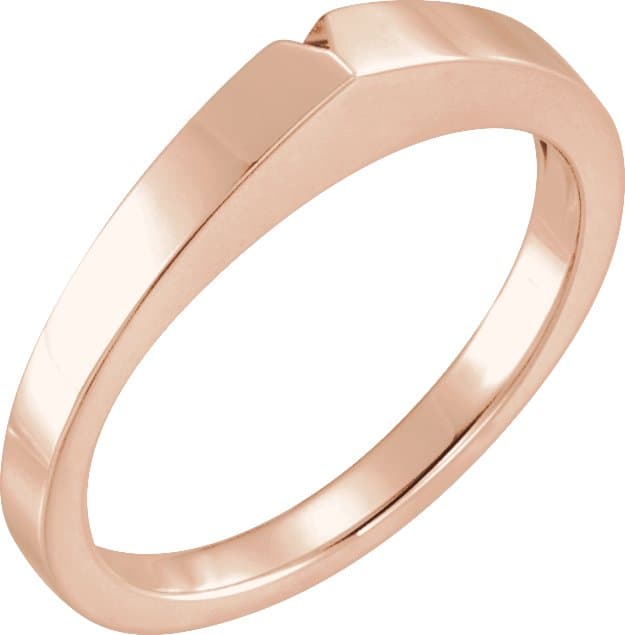 10K Rose Gold Cathedral Peg Shank