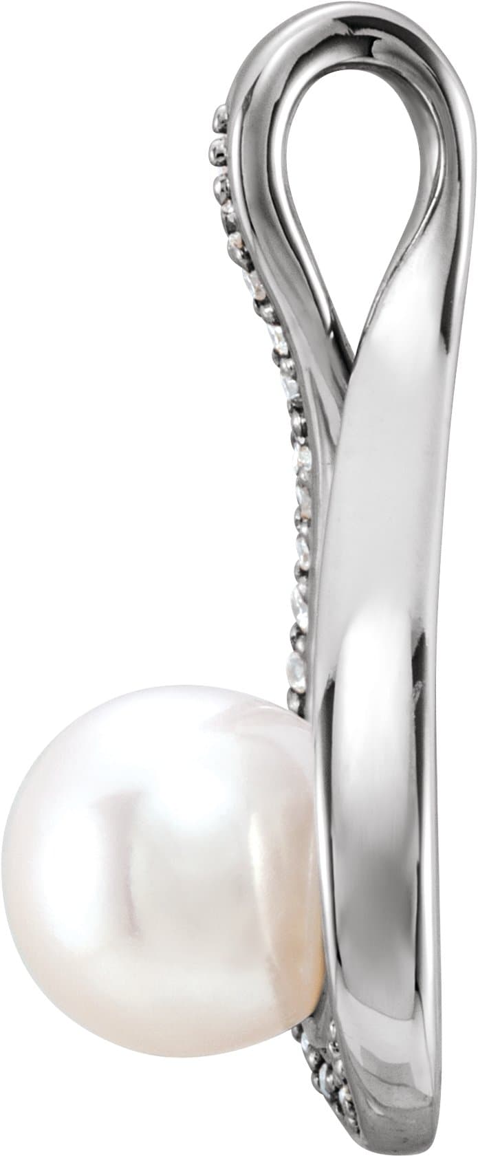 Accented Pearl Pendant view 2