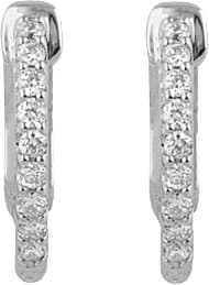 Inside-Outside Hoop Earrings view 2