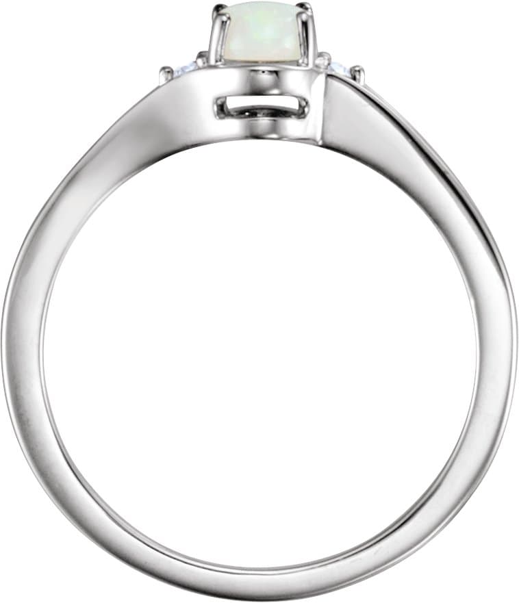 Accented Cabochon Ring view 2