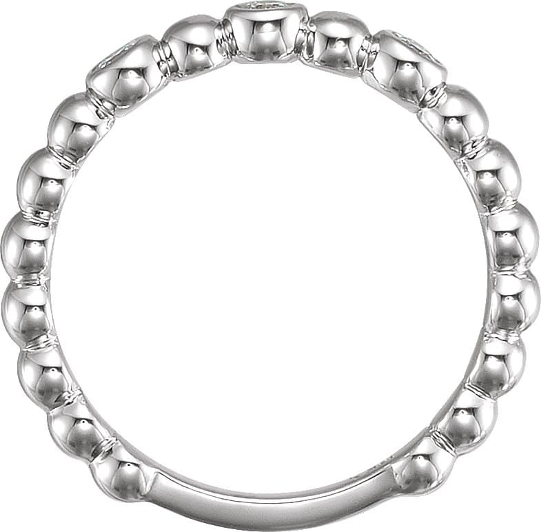 Bezel-Set Beaded Ring view 2