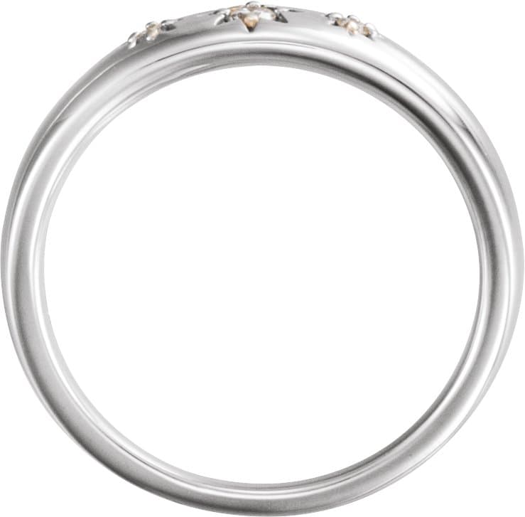 Accented Star Ring view 2