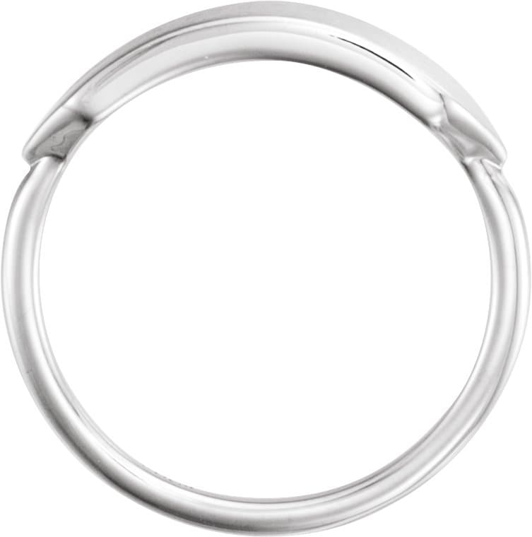 Geometric Signet Ring view 2