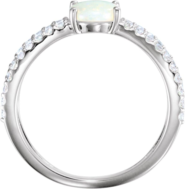 Accented Cabochon Ring view 2