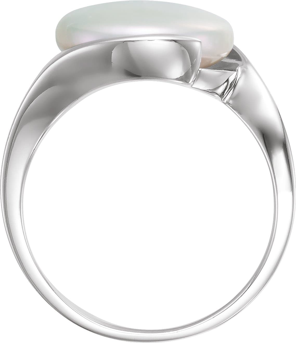 Coin Pearl Ring view 2