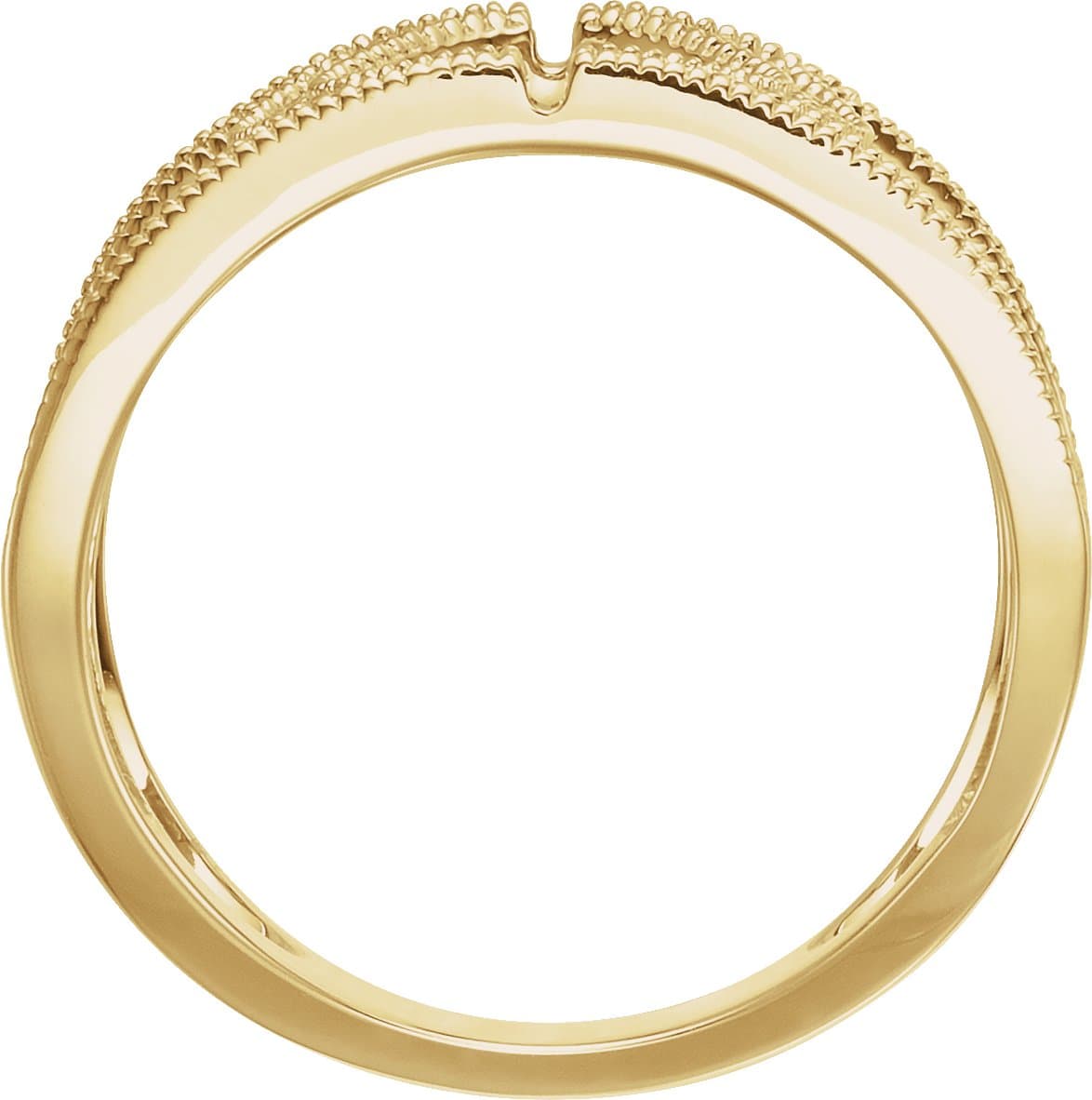 Accented Geometric Ring view 2