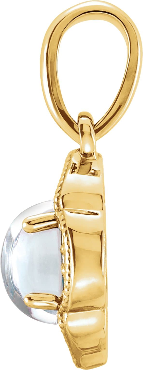 Accented Clover Necklace or Pendant view 2