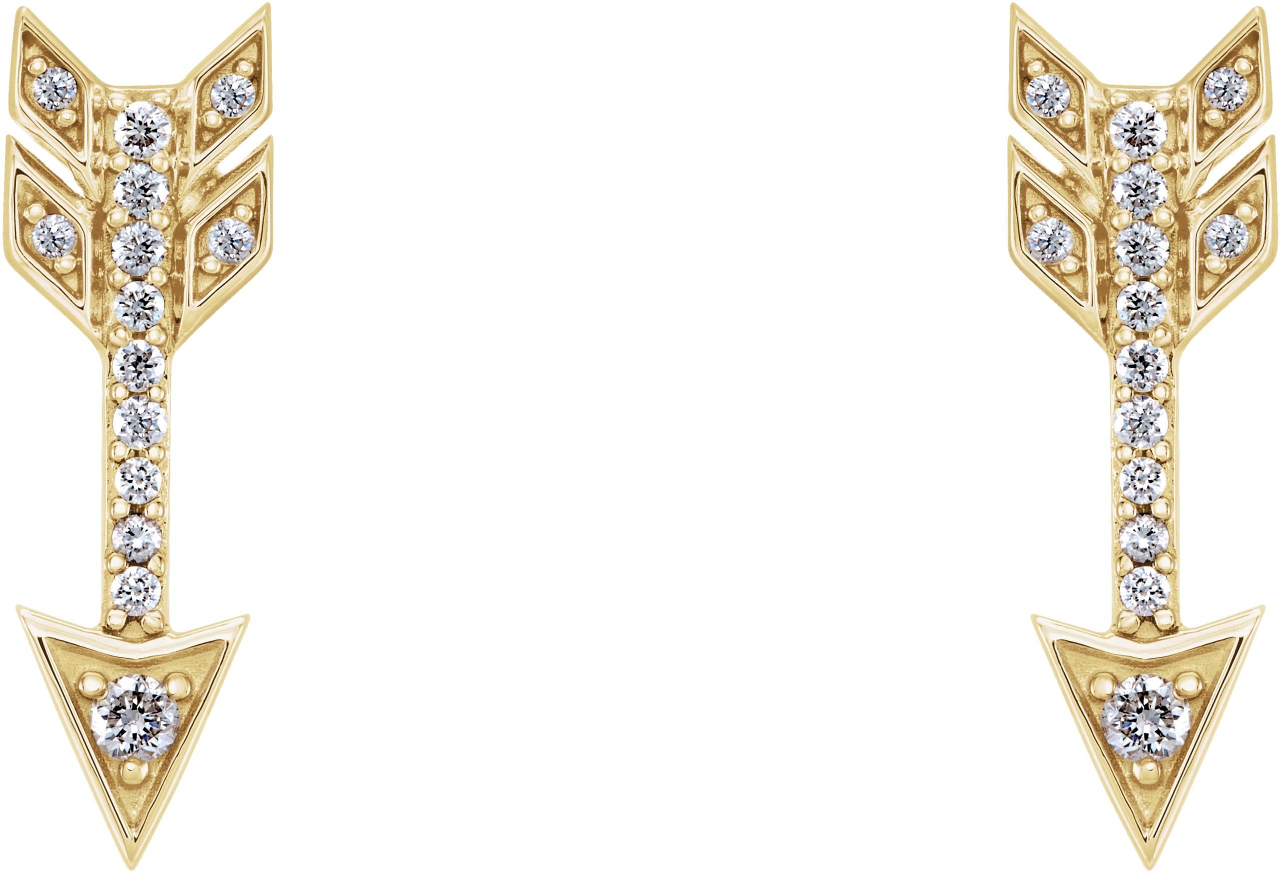 Arrow Earrings view 2