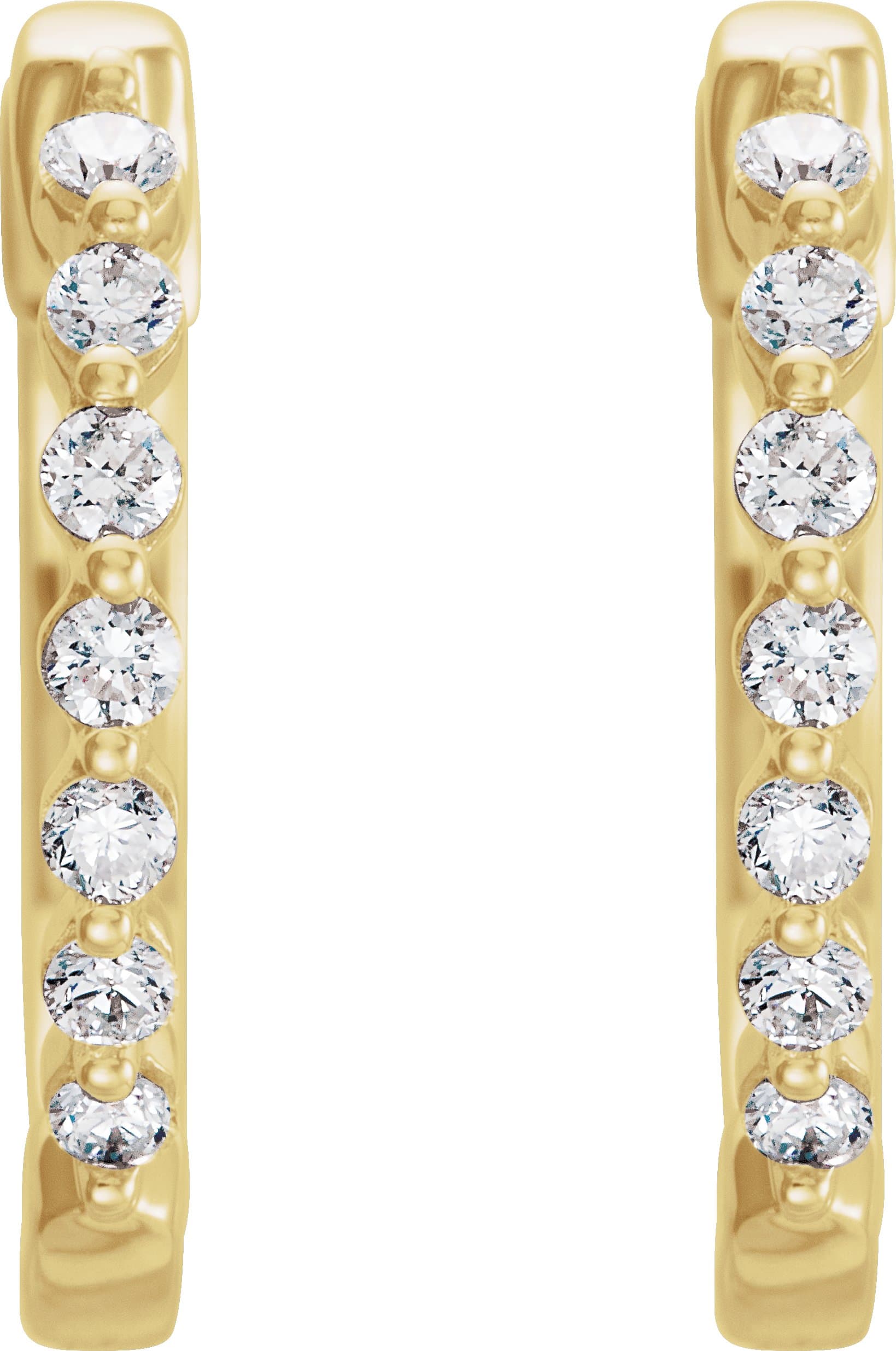 Accented Hoop Earrings view 2