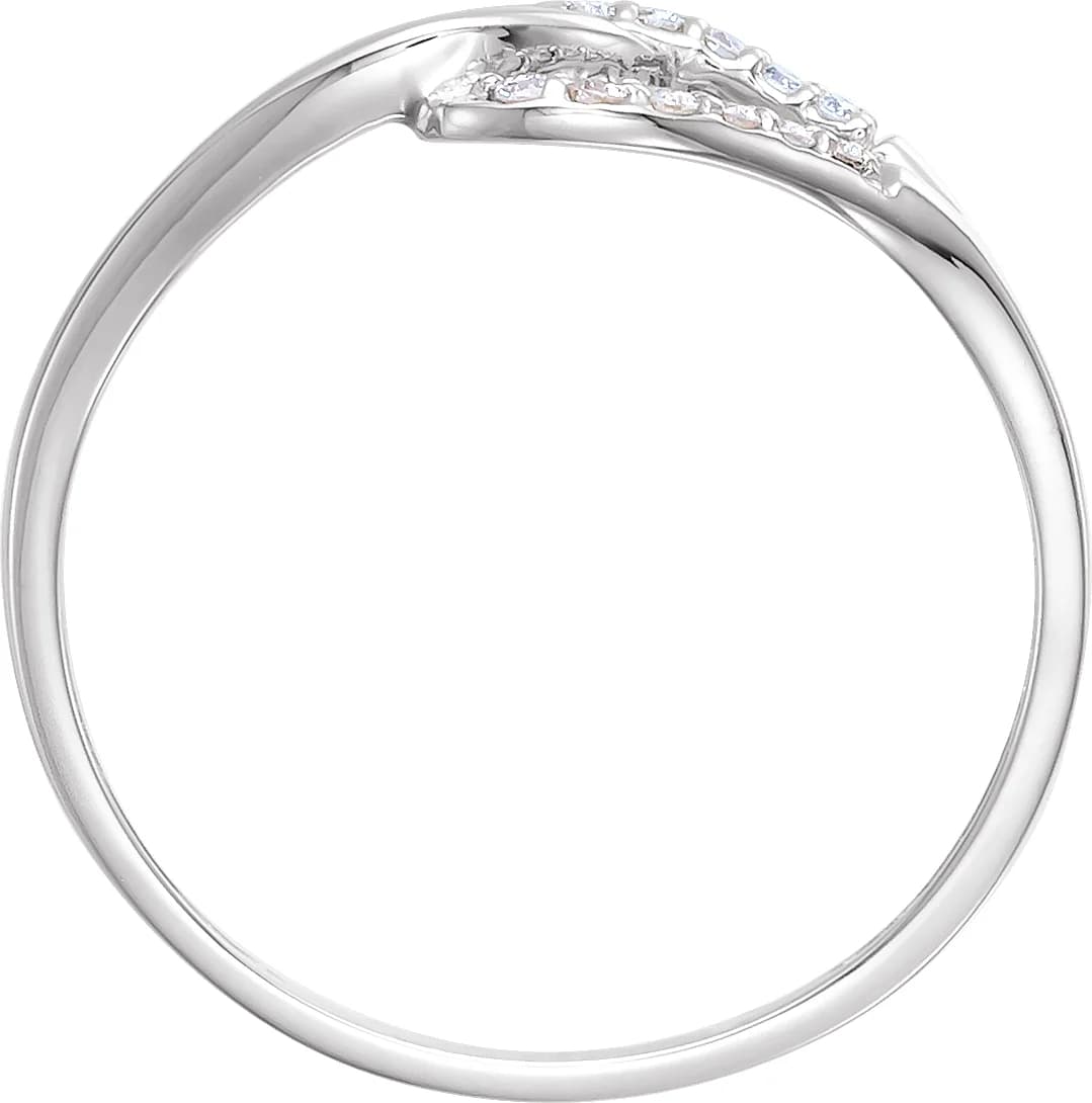 Accented Interlocking Ring, view 3
