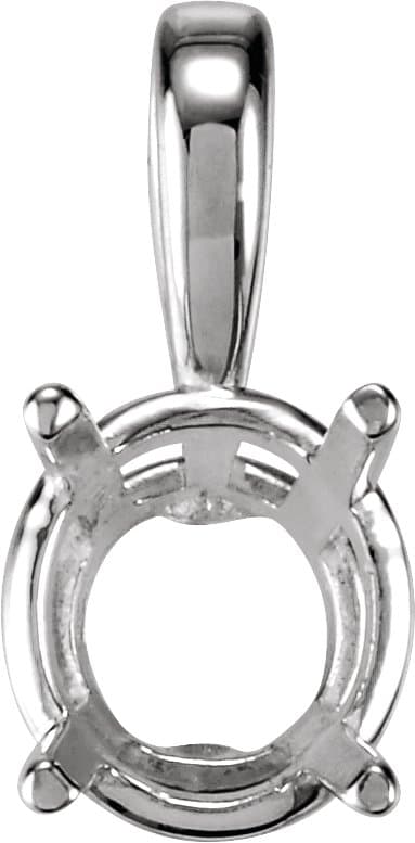 14K White Gold 3 mm Natural Diamond Youth Solitaire 14" Necklace