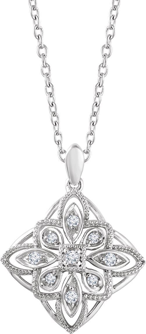Granulated Filigree Necklace view 1