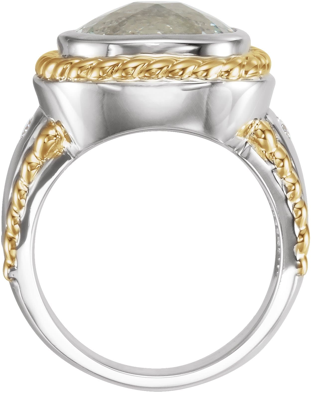 Accented Rope Ring view 2