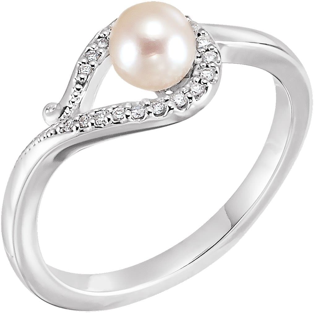Pearl Bypass Ring view 1