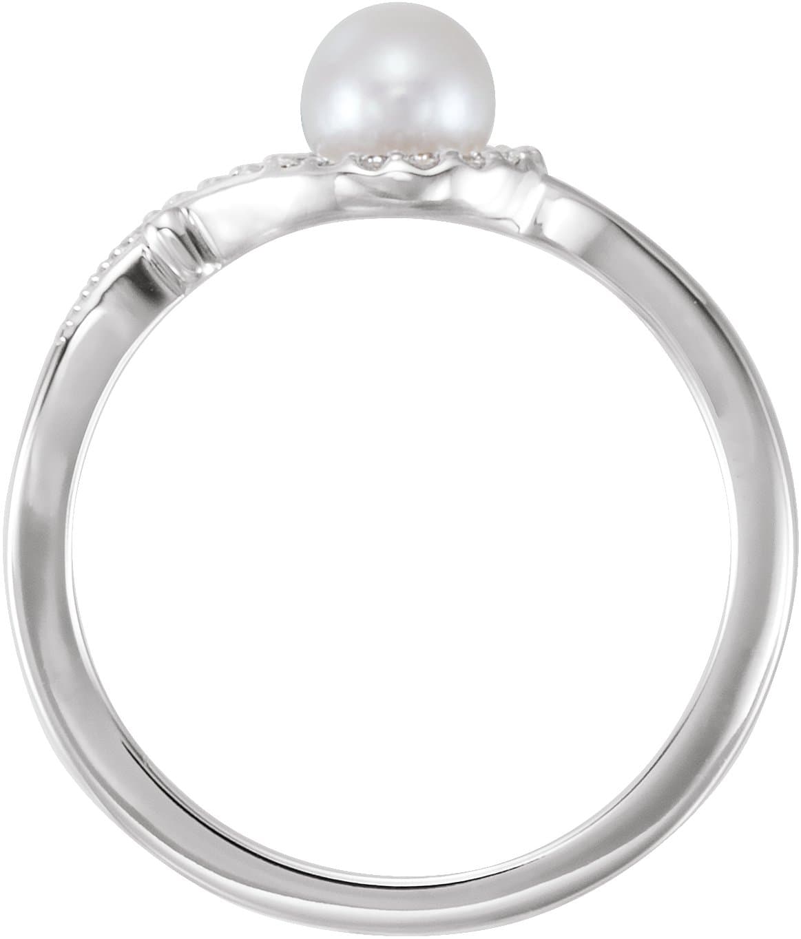 Pearl Bypass Ring view 2