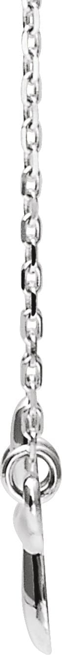 Sideways Cross Necklace or Center view 2