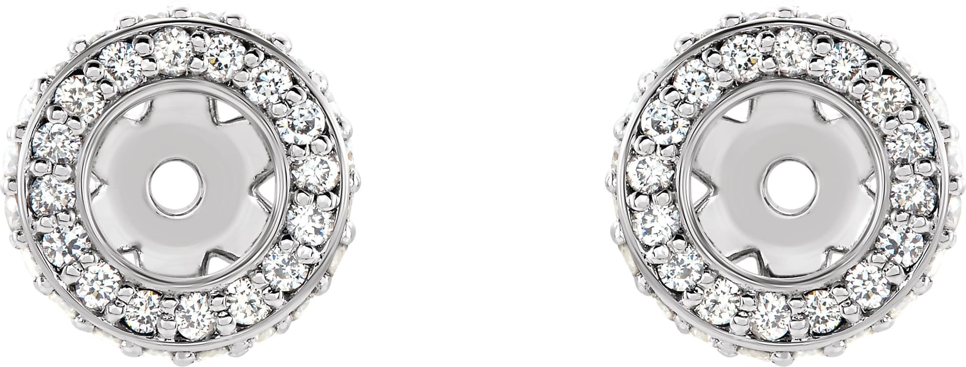 Halo-Style Earring Jackets  view 2