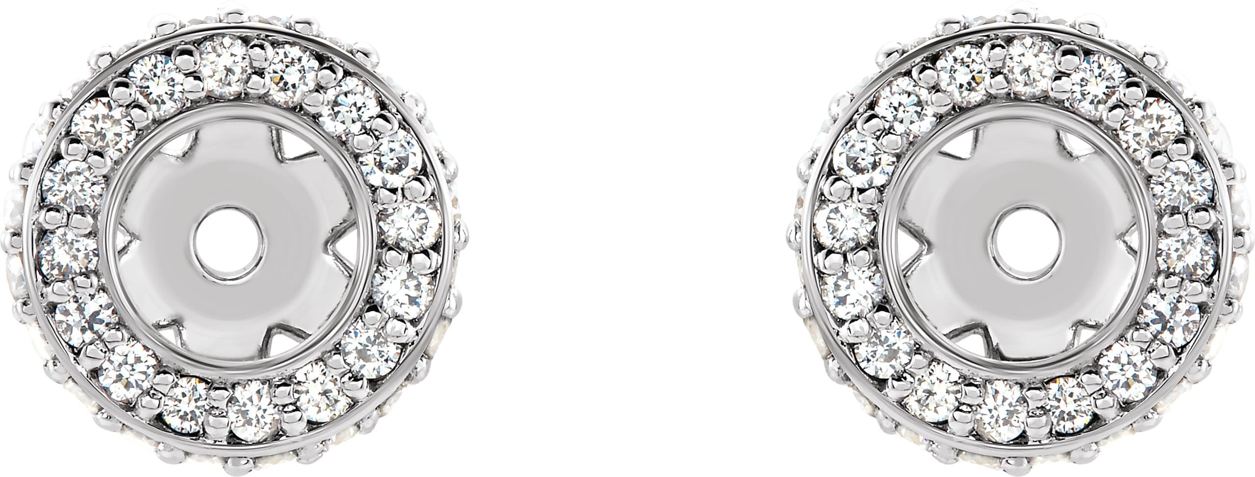 Halo-Style Earring Jackets  view 2