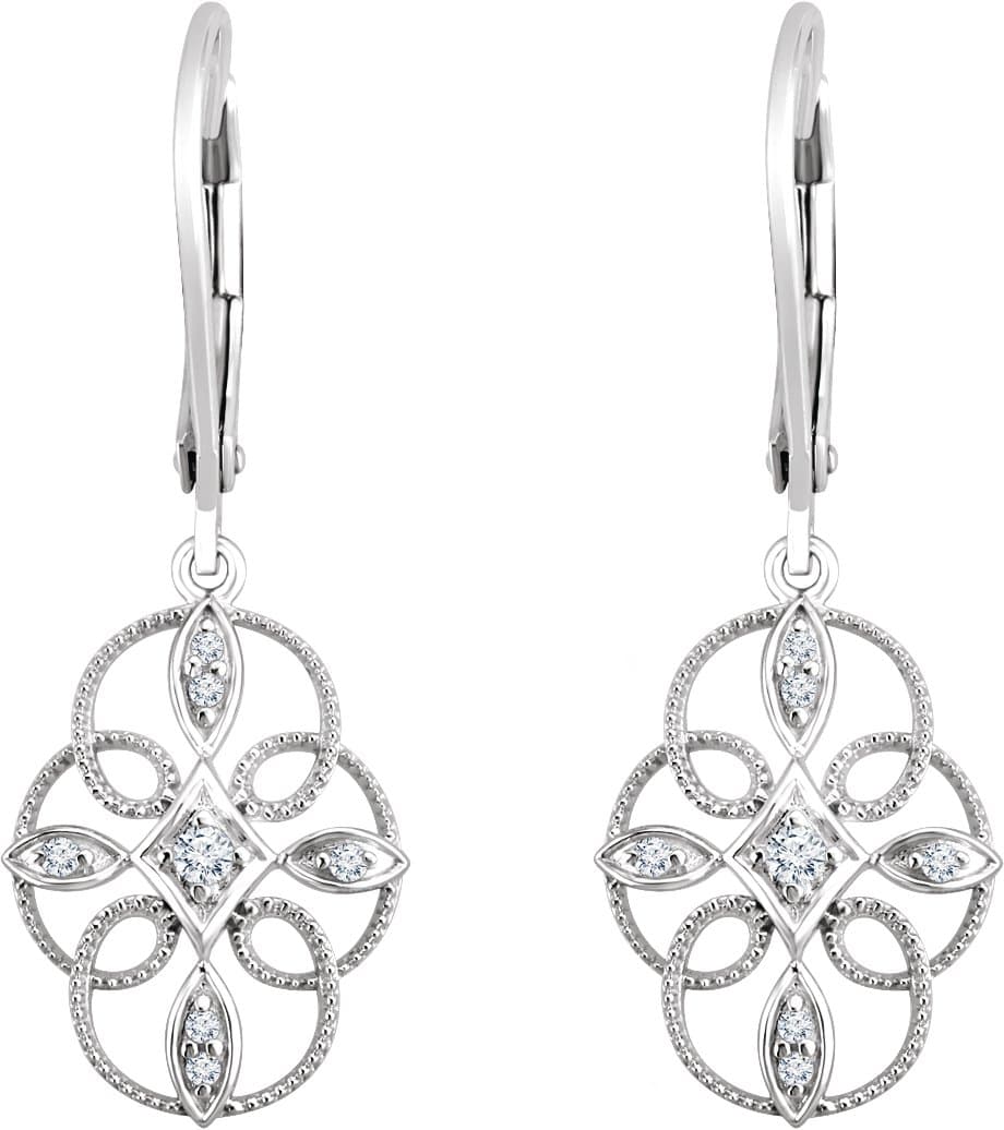 Granulated Filigree Earrings view 2