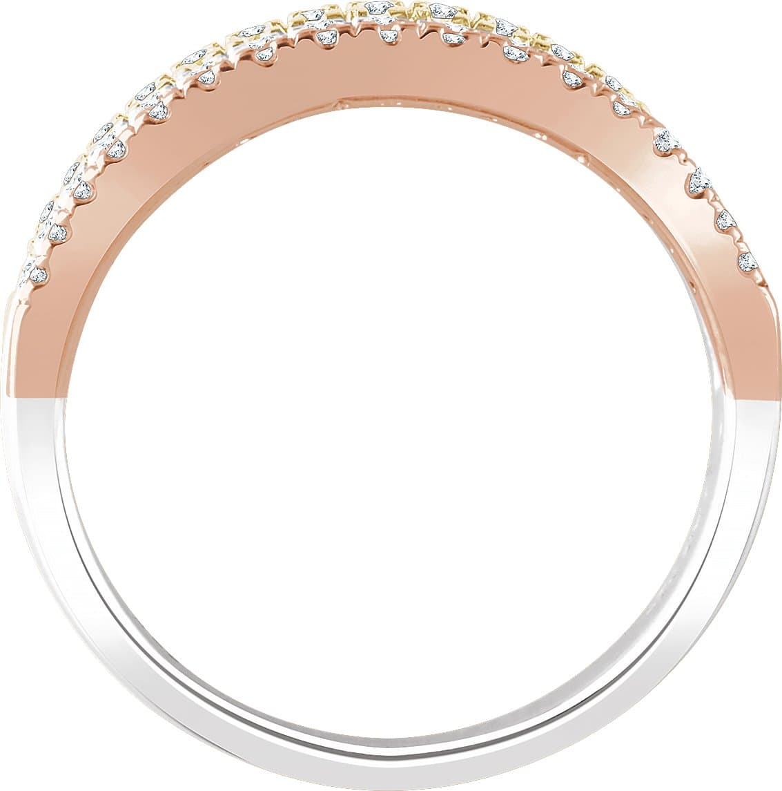 Accented Stacked Ring view 2
