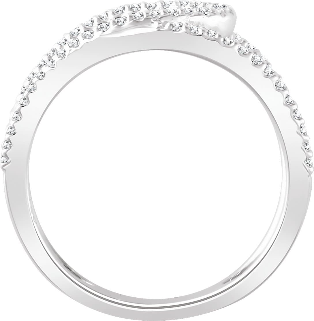 Accented Negative Space Ring view 2
