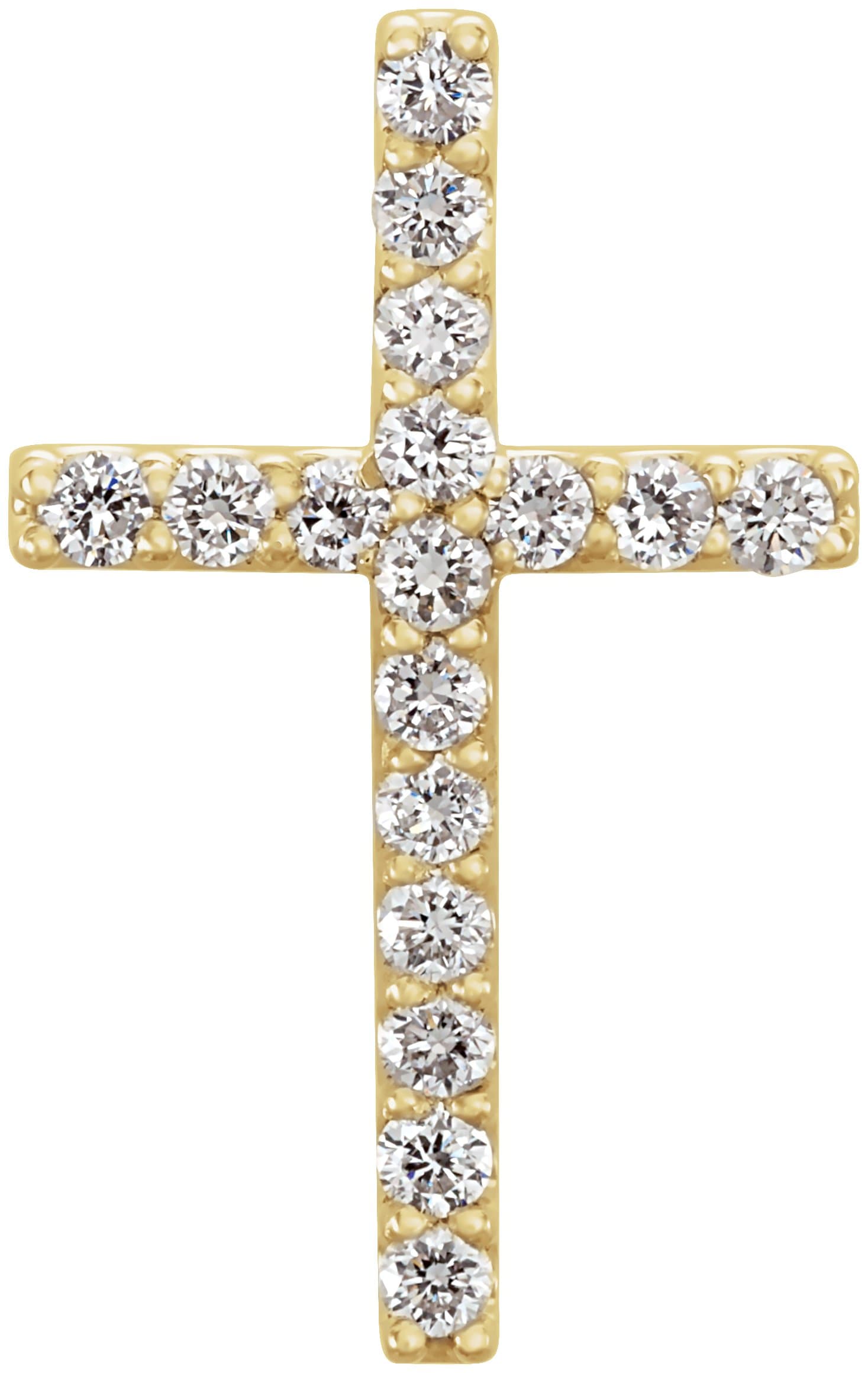 Petite Cross Necklace or Pendant  view 1