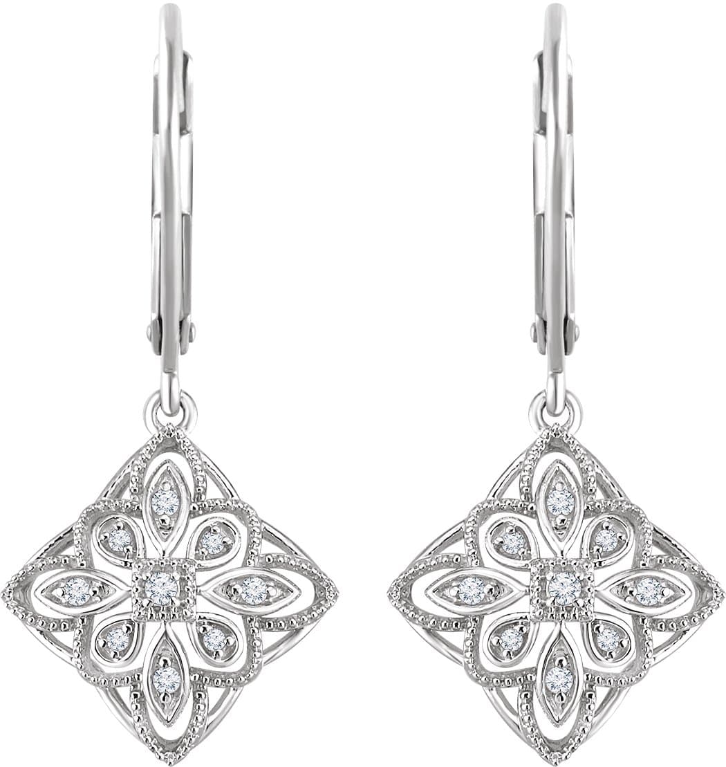 Granulated Filigree Earrings view 2
