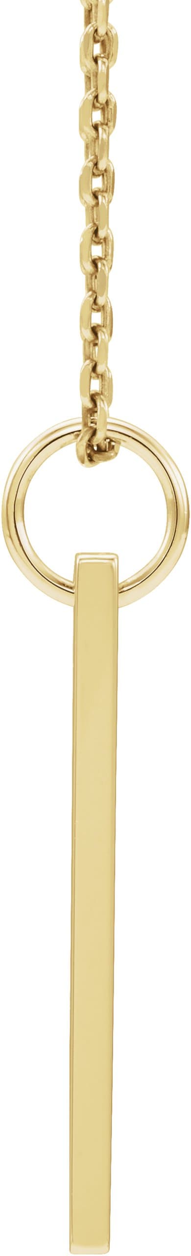 Engravable Bar Necklace or Pendant view 2