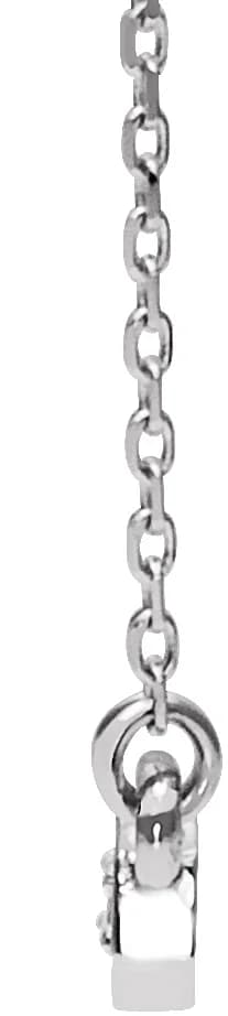 Five-Stone Bar Necklace, view 3