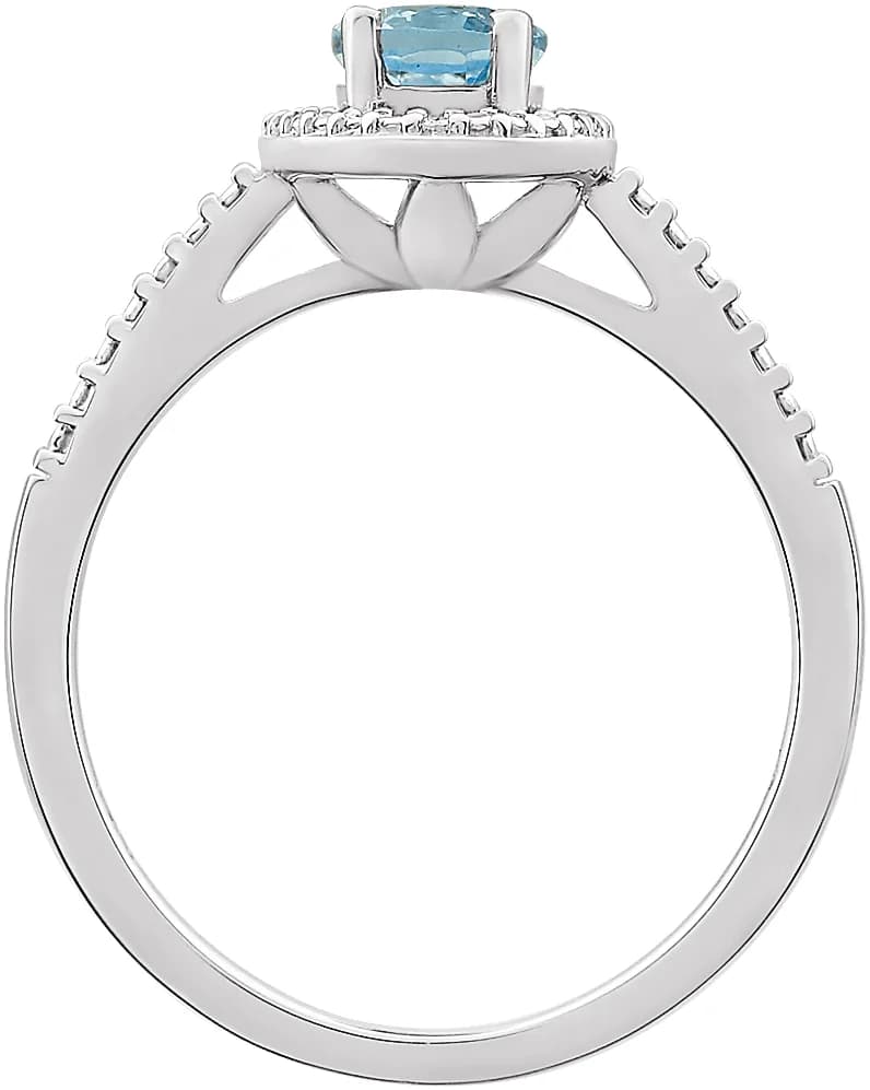 Halo-Style Ring, view 3
