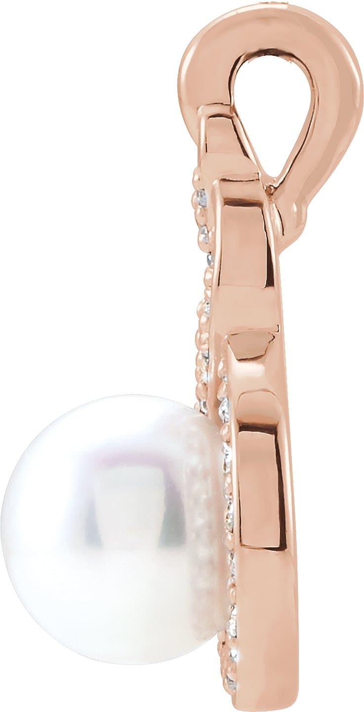 Accented Pearl Pendant view 2