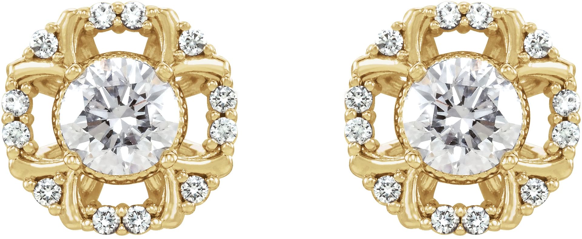Halo-Style Earrings view 2