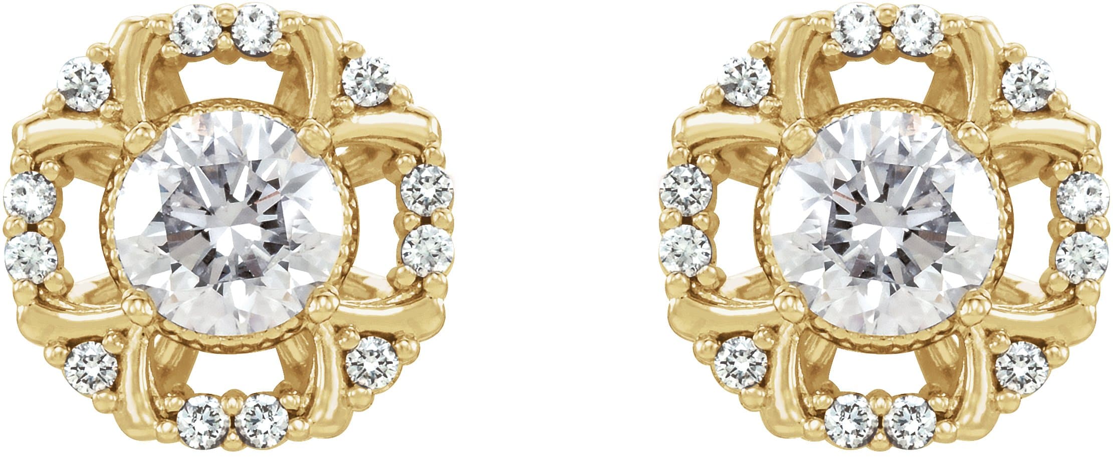Halo-Style Earrings view 2