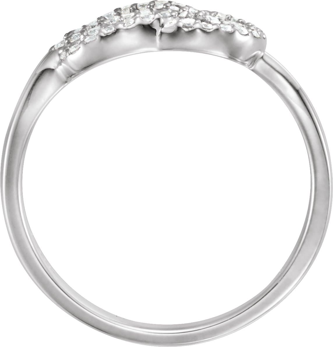 Accented Knot Ring view 2