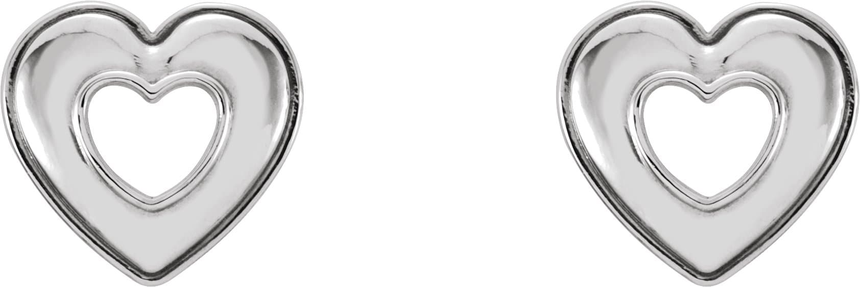 Heart Earrings view 2